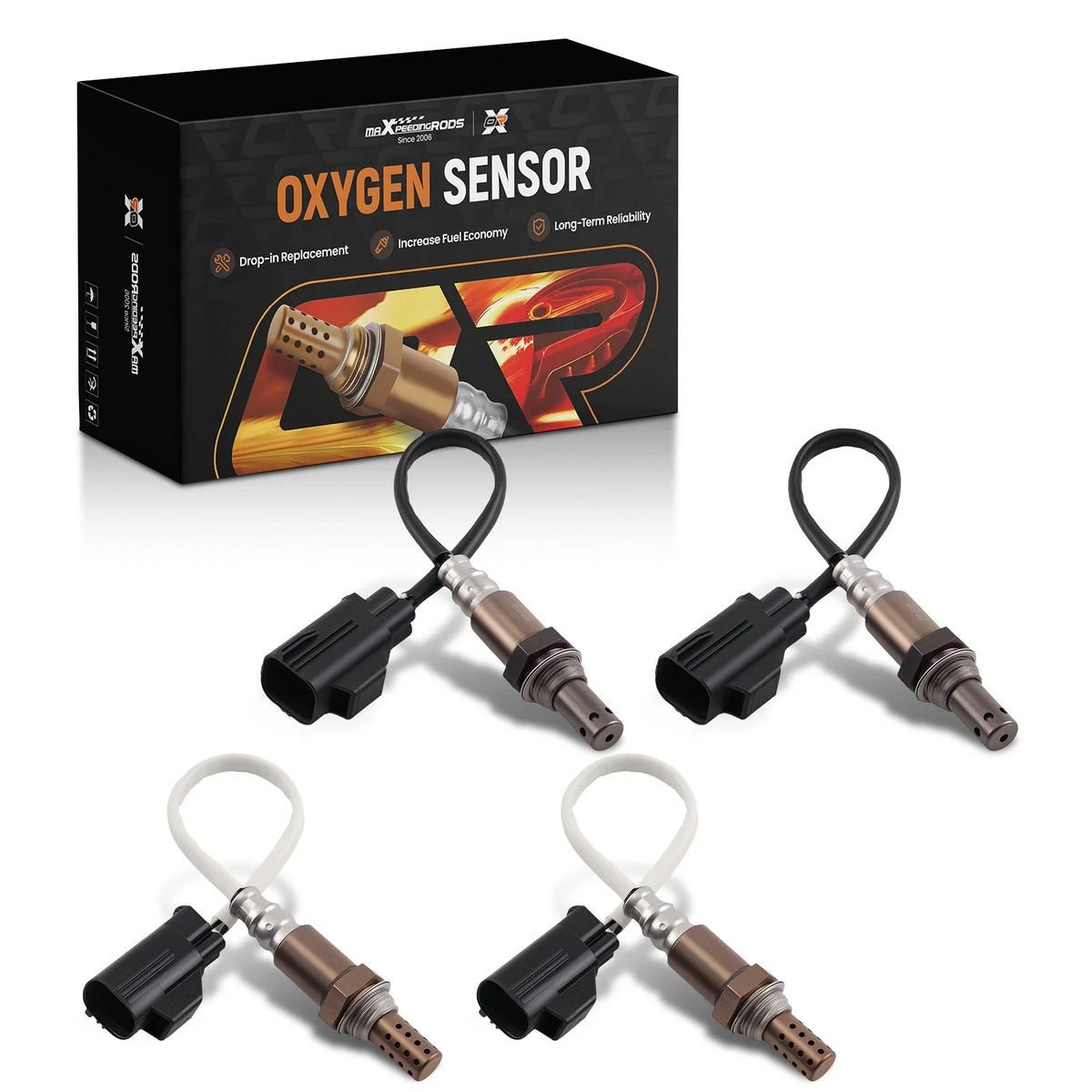 Set of 4 O2 Sensors for LR3 4.4L & Range Rover Sport 4.2L (2007–2009)