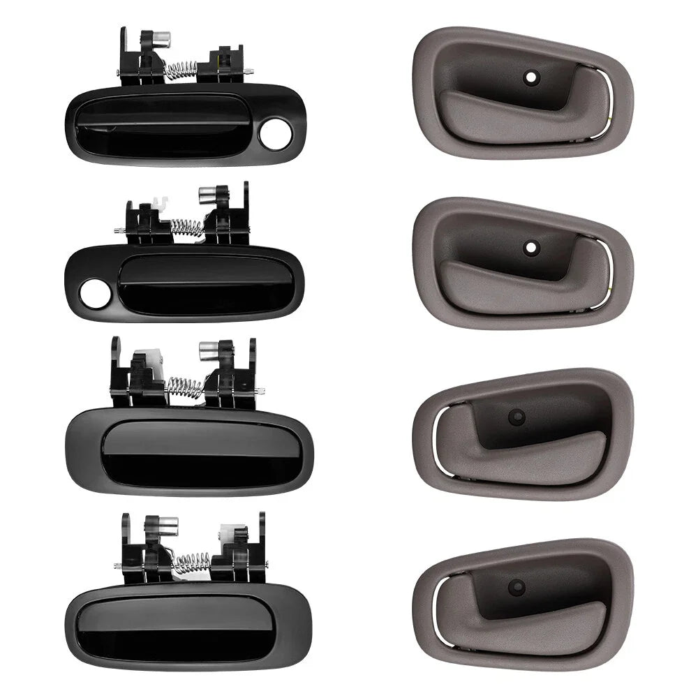 Set of 4 Outer Inner Door Handles for Toyota Corolla (1998–2002)