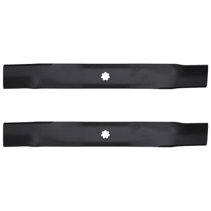 2 Mower Deck Blades 42" for John Deere D110 D120 (Fits AM137333 GX22151 GY20850)