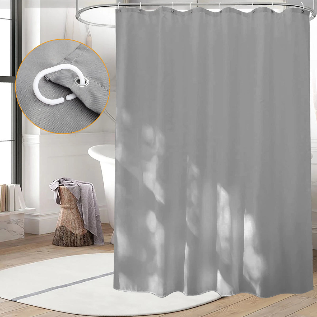 Heavy Duty Shower Curtain Liner for 39 x 78in