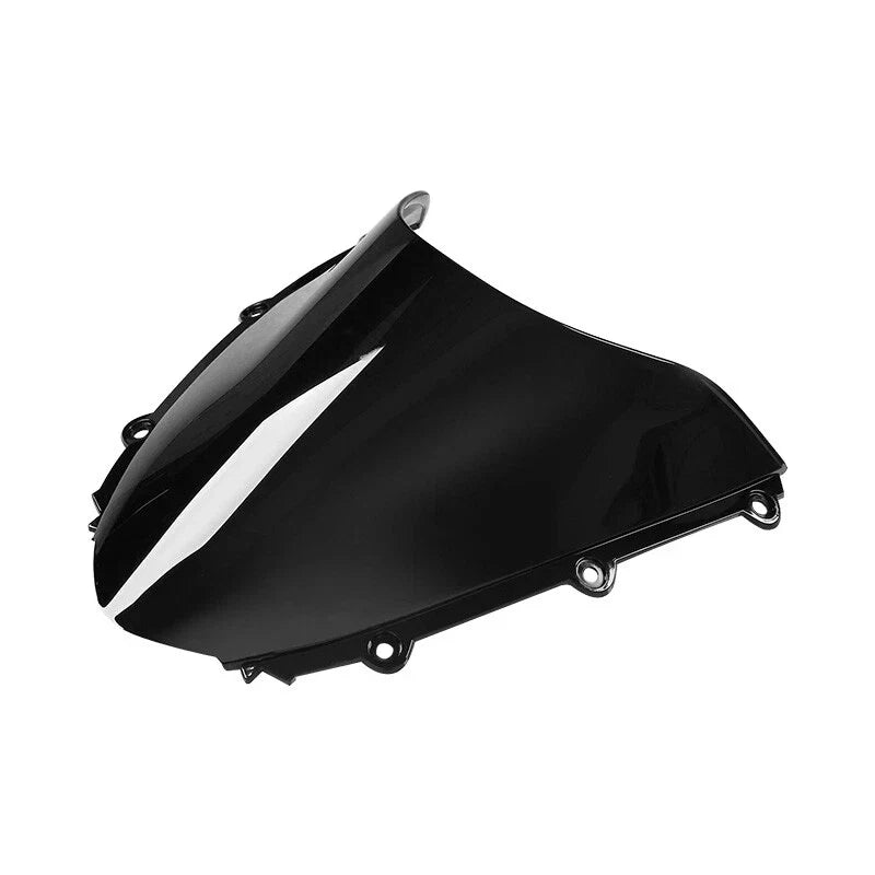 Black Dual Bubble PMMA Windshield for Honda CBR1000RR (2004–2007)