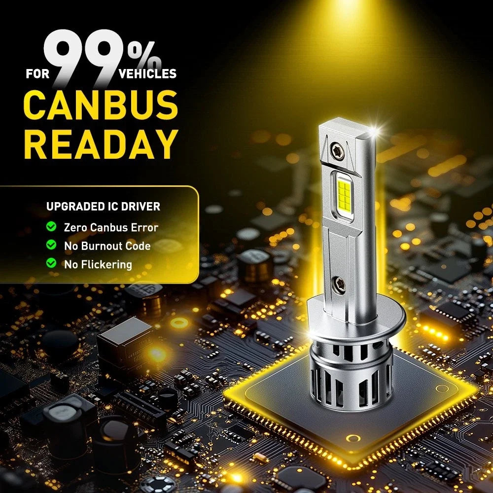 AUXITO H1 LED Headlight Bulbs Kit 60000LM for