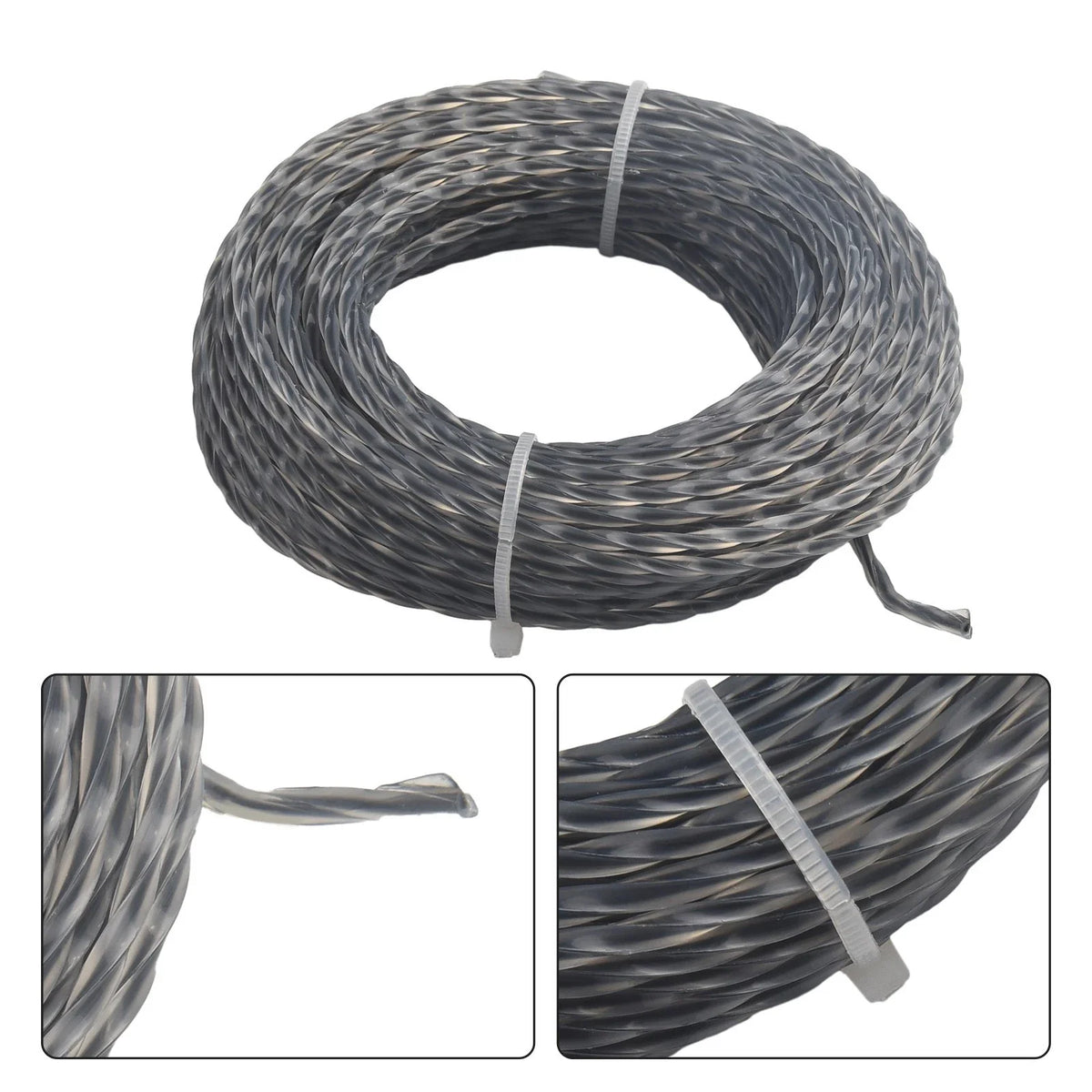Set of 2 Trimmer Lines 2.0 - 3.0 Mm X 15m for Tool Parts