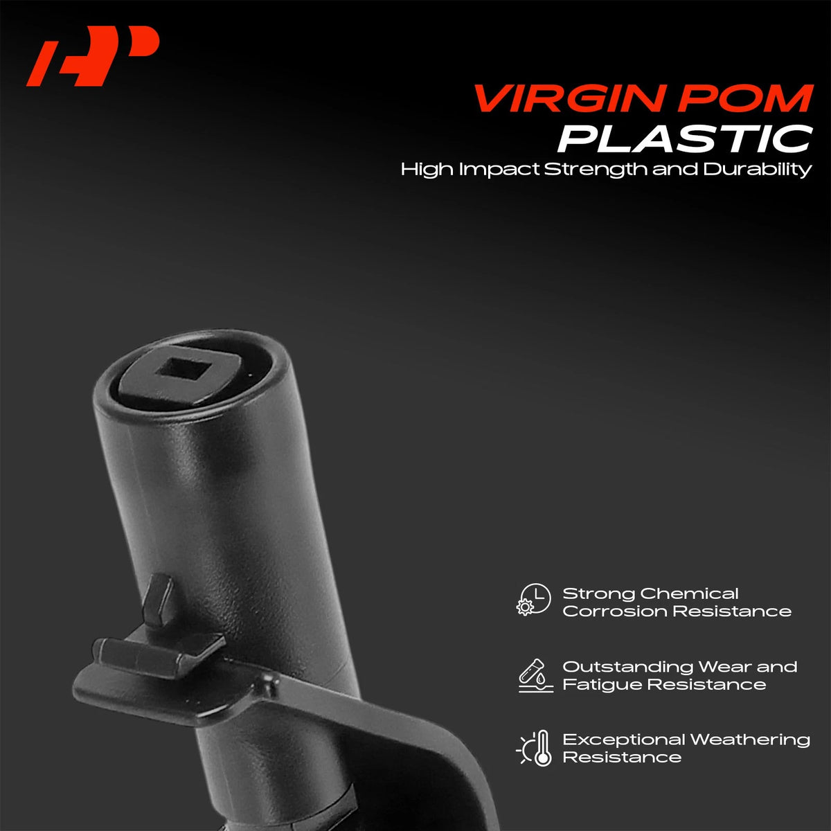 2X Windshield Washer Nozzle Kit for Honda Accord (2011–2012) 76810TP6A01