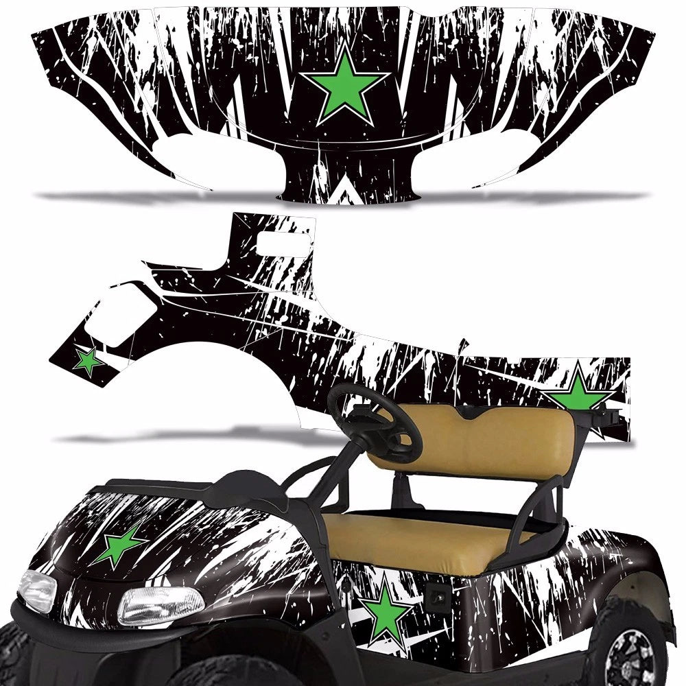 Graphics Kit Decal Sticker for E-Z-Go Freedom RXV (2015–2022)