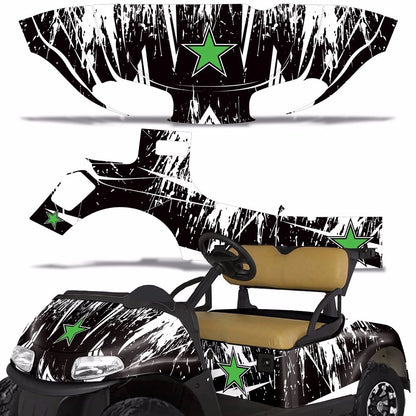 Graphics Kit Decal Sticker for E-Z-Go Freedom RXV (2015–2022)