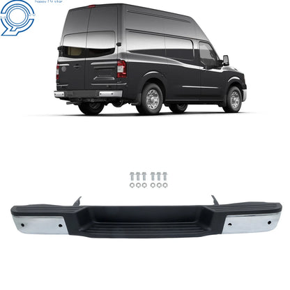 Chrome Rear Bumper Assembly for Nissan NV1500 NV2500 NV3500 (2012–2021)