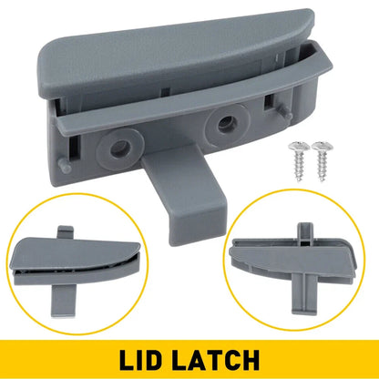 Center Console Lid Latch for Toyota Tacoma (2005–2023) Gray