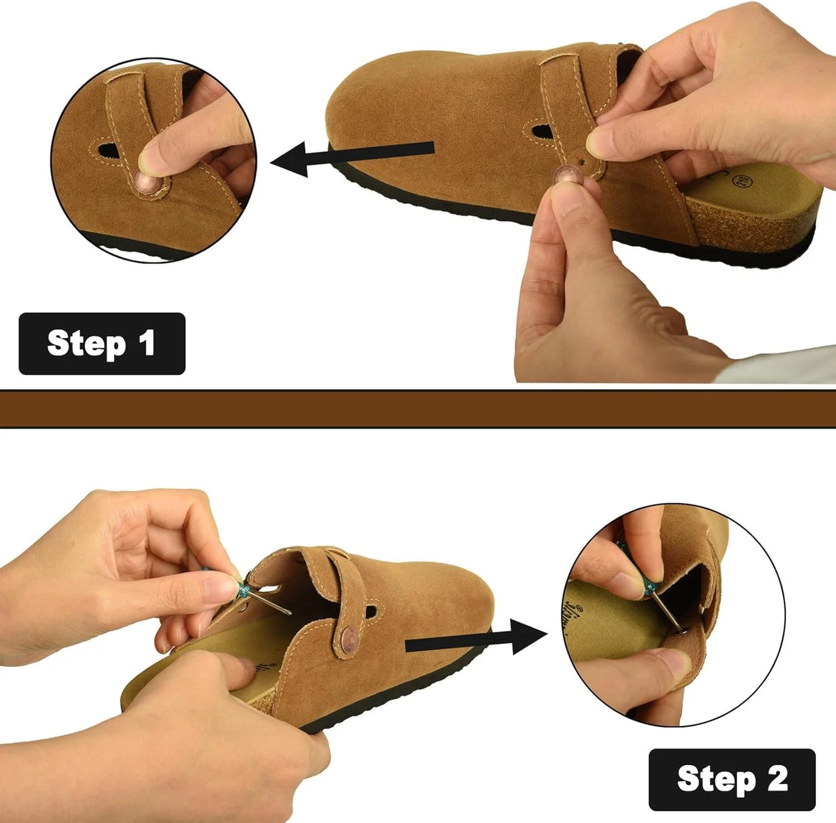 6 Pack Replacement Rivets for Birkenstock Clogs