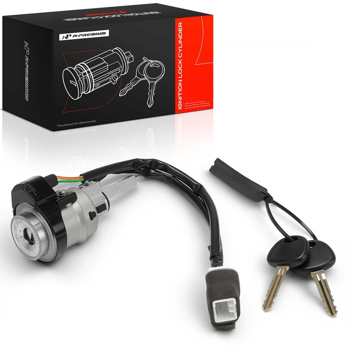 Ignition Lock Cylinder w/ Keys for Hyundai Tiburon (2003–2006) 4H1773, 819202CA20, US675L