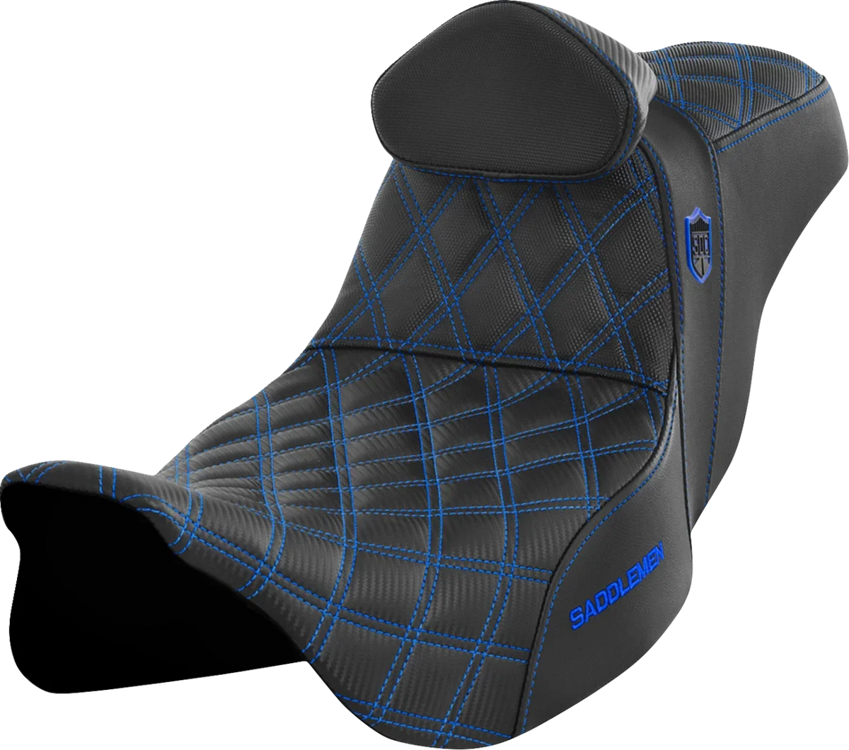 Saddlemen Pro Series SDC Performance Seat with Backrest for Harley FLH/FLT (2008–2023)