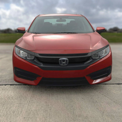 Chrome Delete Blackout Vinyl Overlay for Honda Civic (2016–2021)