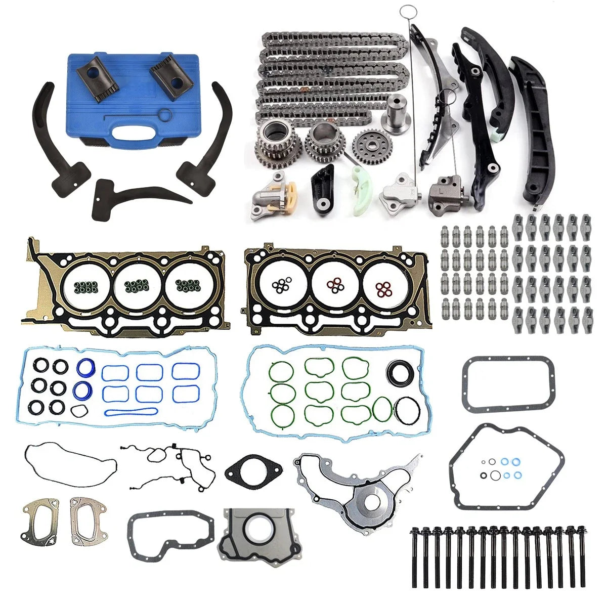 Engine Rebuild Kit for Jeep Chrysler Dodge Ram 3.6 (2011–2015) - Lifters, Timing Tool
