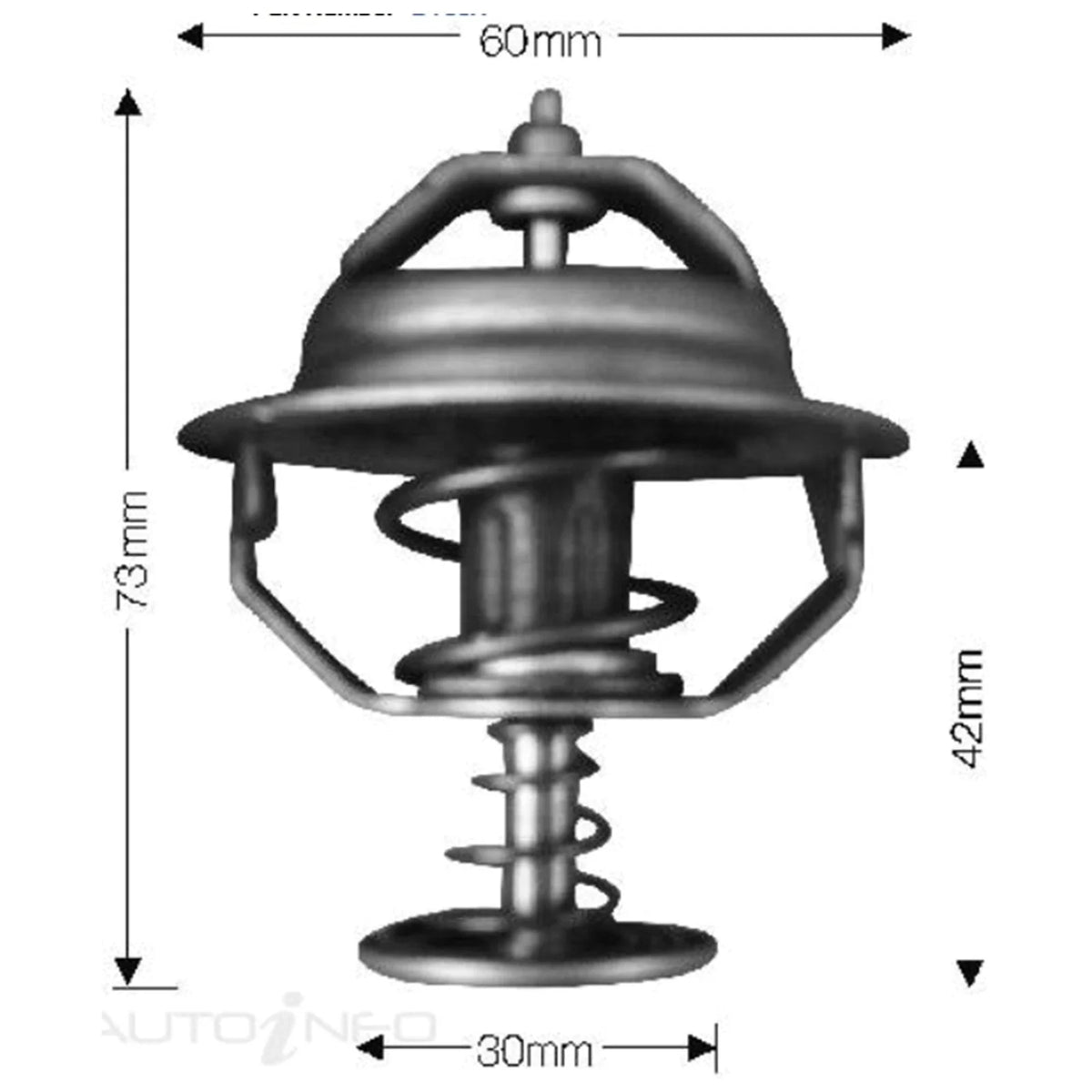 Thermostat for Hiace KDH200/KDH220/KDH222 2KD-FTV (2004–2007)