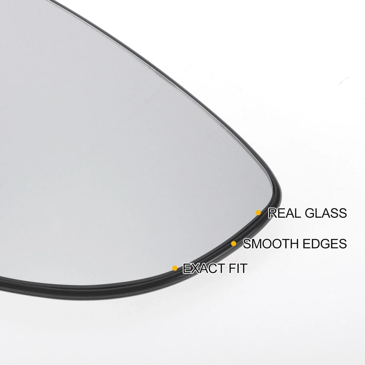 Right Side Heated Convex Mirror Glass for Ford B Max Fiesta (2012–2019)