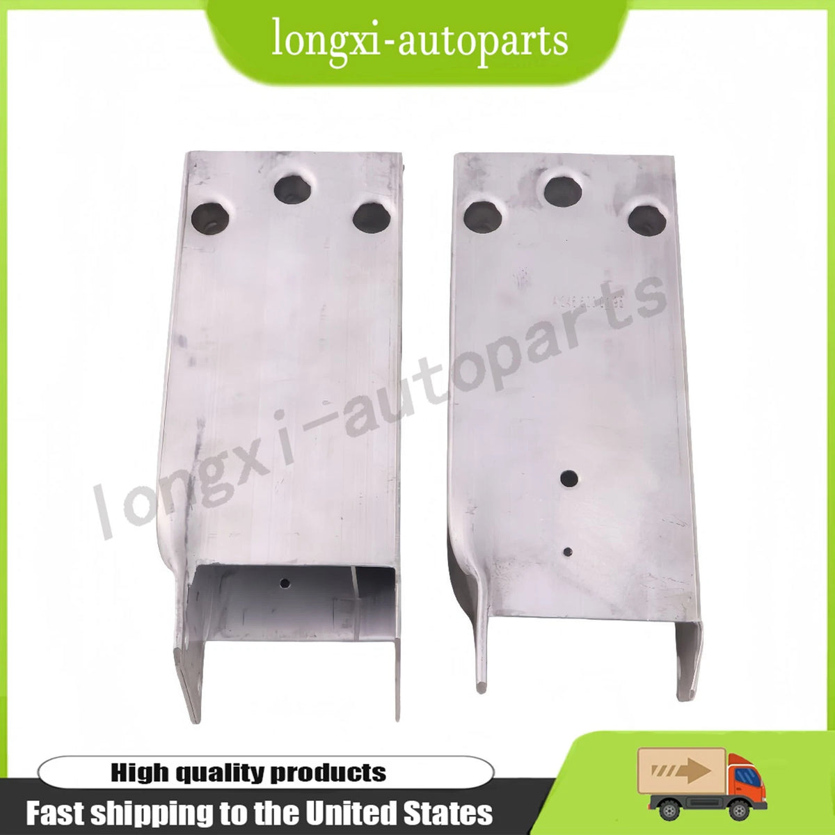 2X Front Bumper Bracket for Mercedes-Benz GLA250 (2015–2020) 2466200395, 2466200495