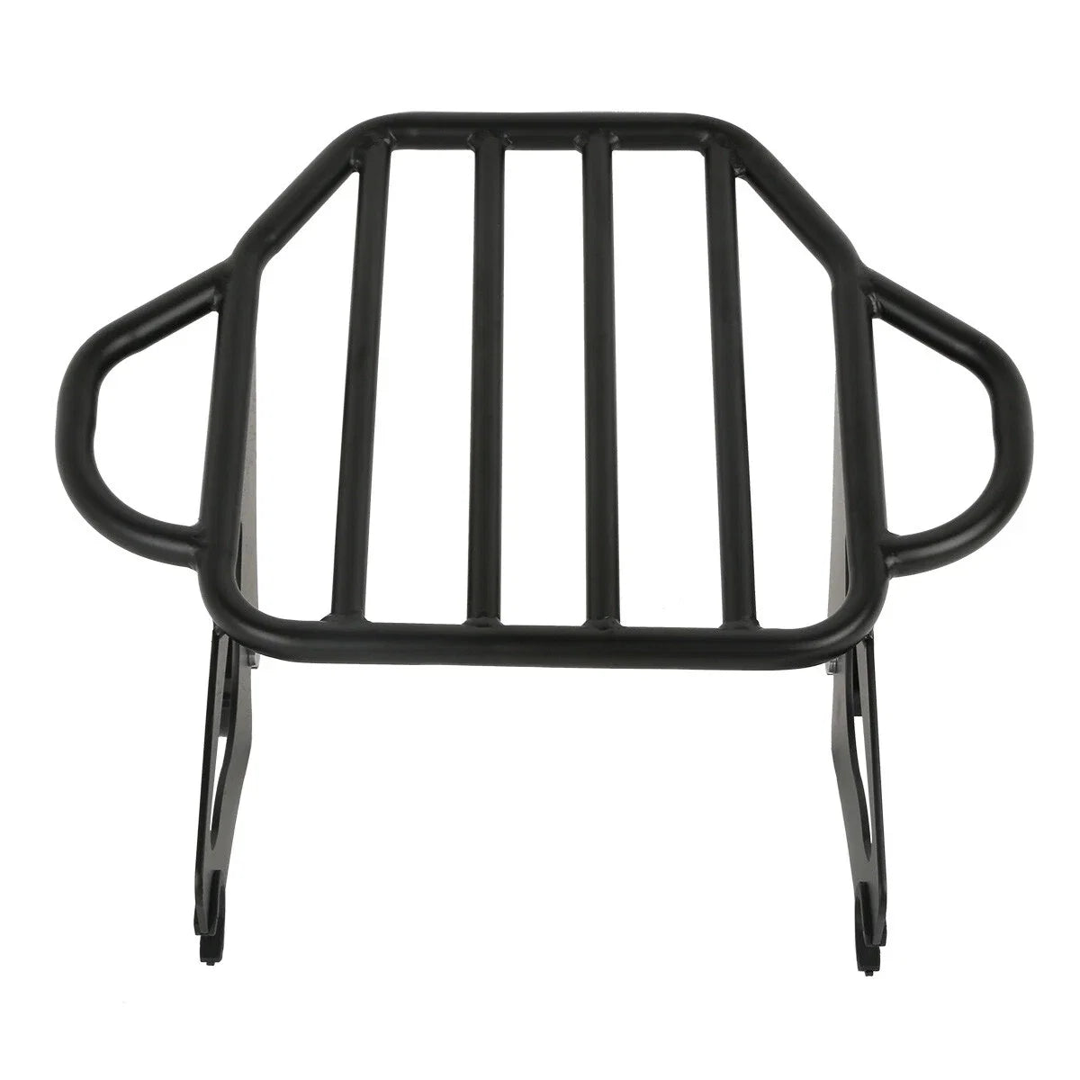 2-Up Black Luggage Rack for Harley Touring Road Street Electra Glide (2009–2023)