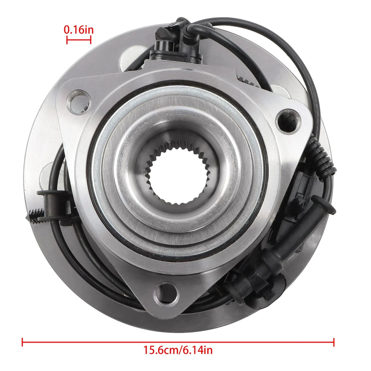 Set of 2 Front Wheel Hub Bearings for Jeep Grand Cherokee Commander (2005–2010)