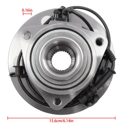 Set of 2 Front Wheel Hub Bearings for Jeep Grand Cherokee Commander (2005–2010)