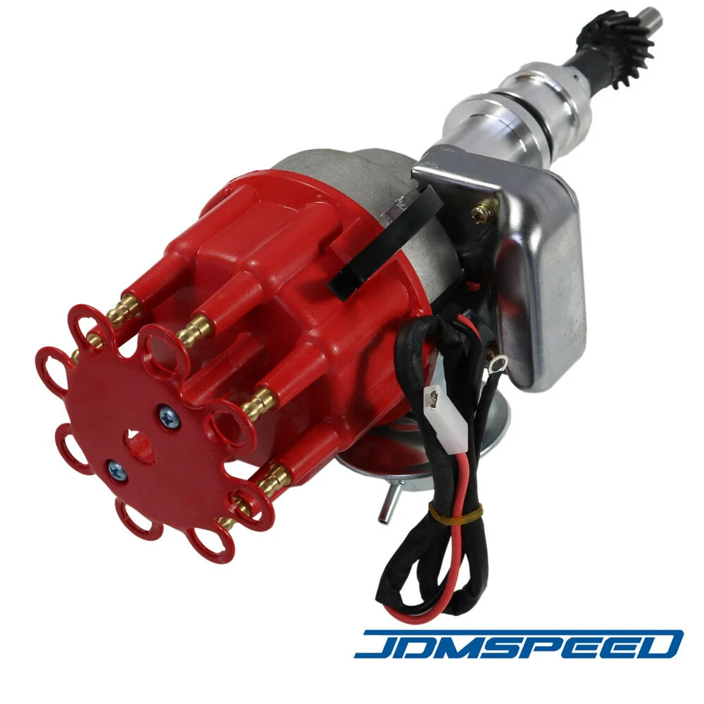 HEI Performance Distributor Red Cap for Ford 289 302 (R2R6702R, PC7002)