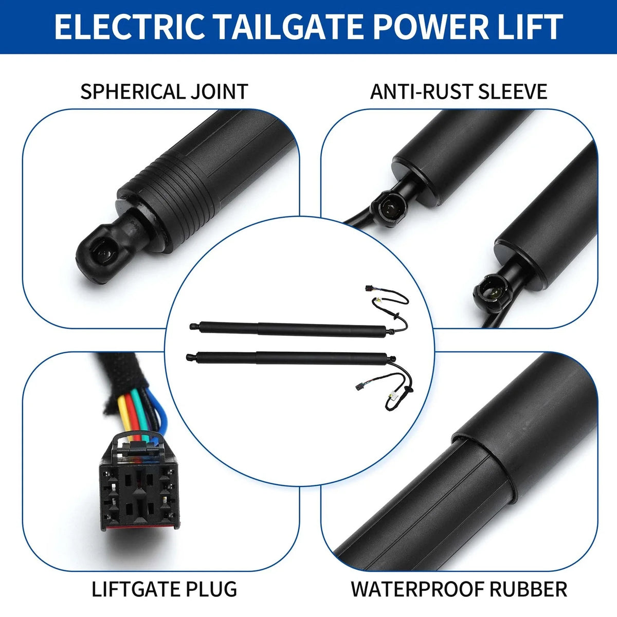 Rear LH RH Tailgate Power Lift Support for Hyundai Tucson (2016–2021) No. 81770D3100