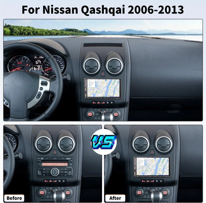 7" Android Radio for Qashqai (2006–2013) - CarPlay, Android Auto, GPS, WiFi, BT
