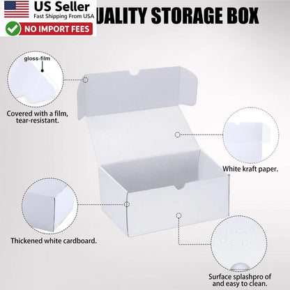 4X Card Storage Box for Trading Cards (100 Count)