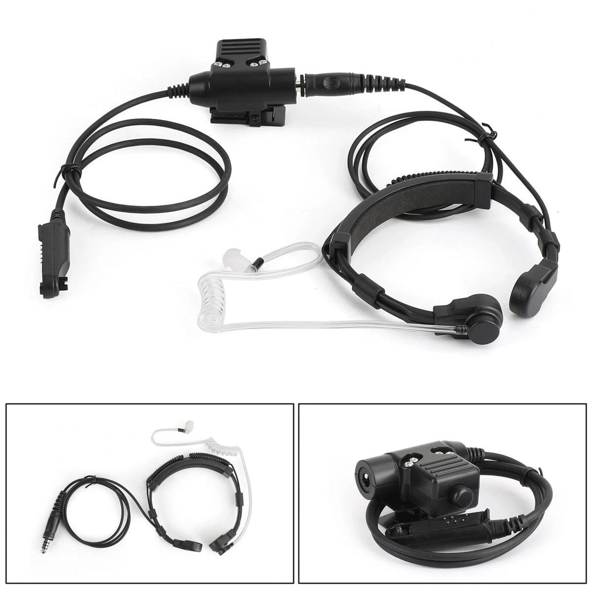 Waterproof Tactical Throat Mic Headset for BaoFeng BF-UV9Rplus BF-UV9R (E002-B881)