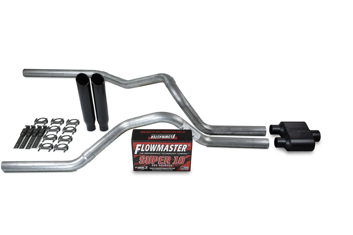 Flowmaster Super 10 Dual Exhaust Kit for Ford F-150 (1998–2003) 2.5" Black