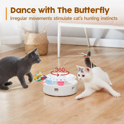 3-in-1 Automatic Interactive Cat Toy for Cats (Pack of 1)