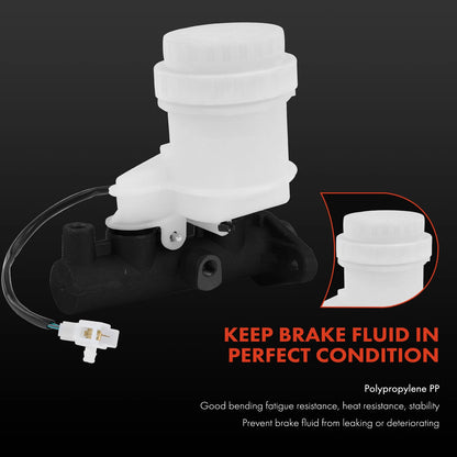 A-Premium Brake Master Cylinder w/ Reservoir for Mitsubishi Mirage (MR129910, M630237)