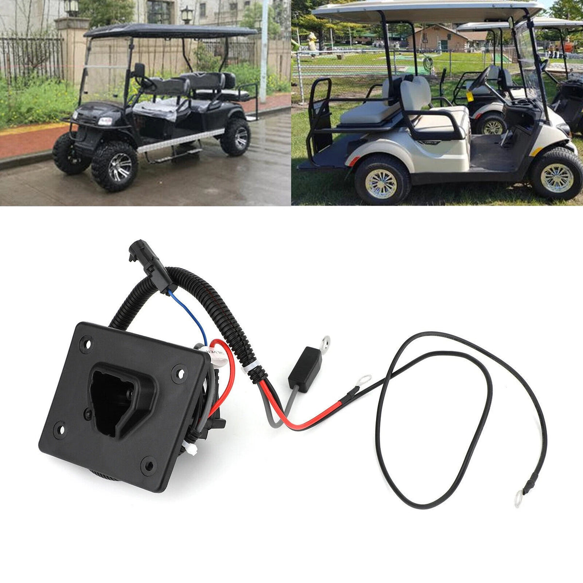 48V Delta-Q Charger Receptacle for EZGO RXV/TXT Golf Carts (2008–Present) M580-A011