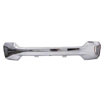 Front Bumper Face Bar for Chevy Silverado 1500 (2016–2019) W/ Fog Holes Chrome
