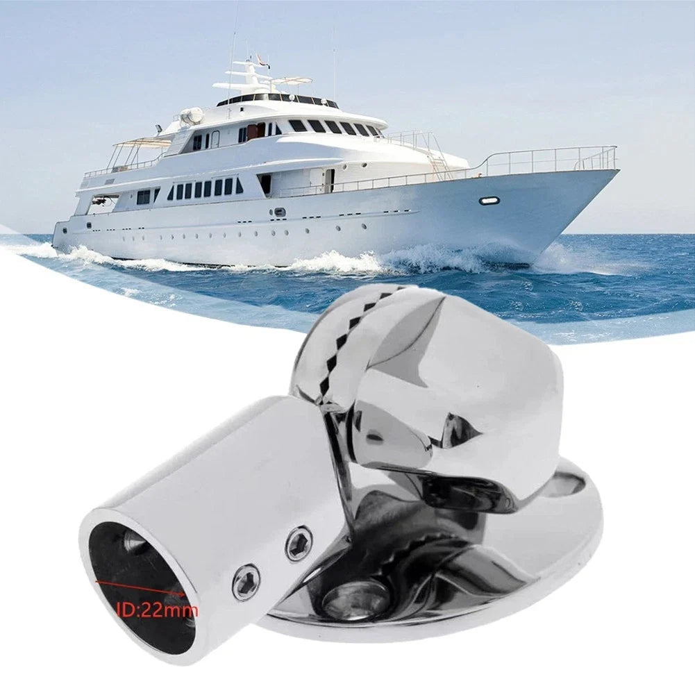 Adjustable 78 Inch Antenna Base for Marine Installation (316 Steel)