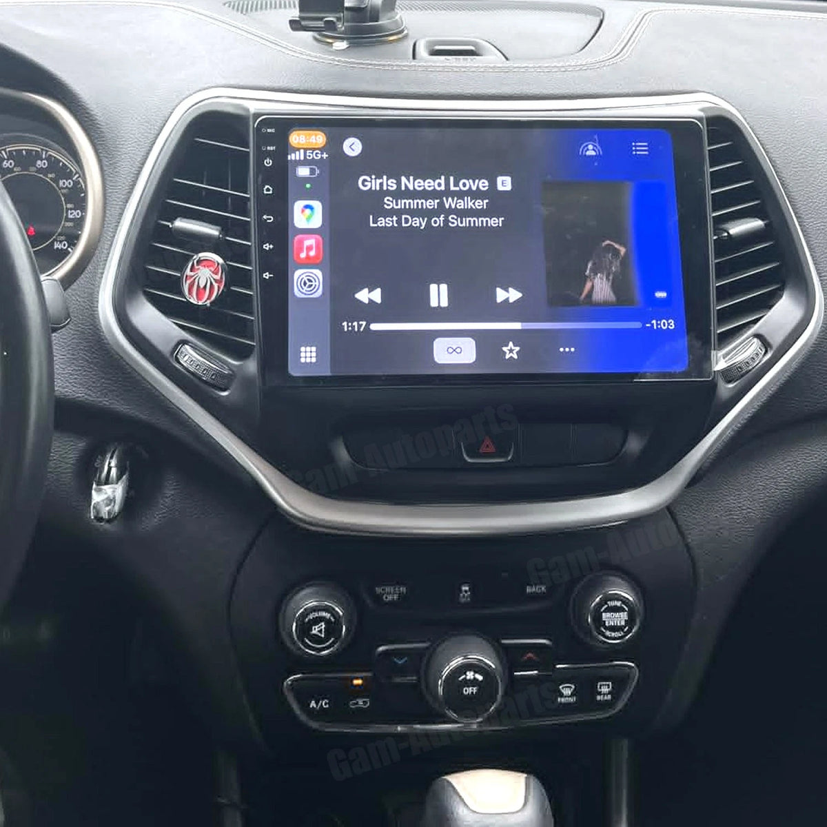 Android Auto CarPlay Stereo for Jeep Cherokee (2015–2018)