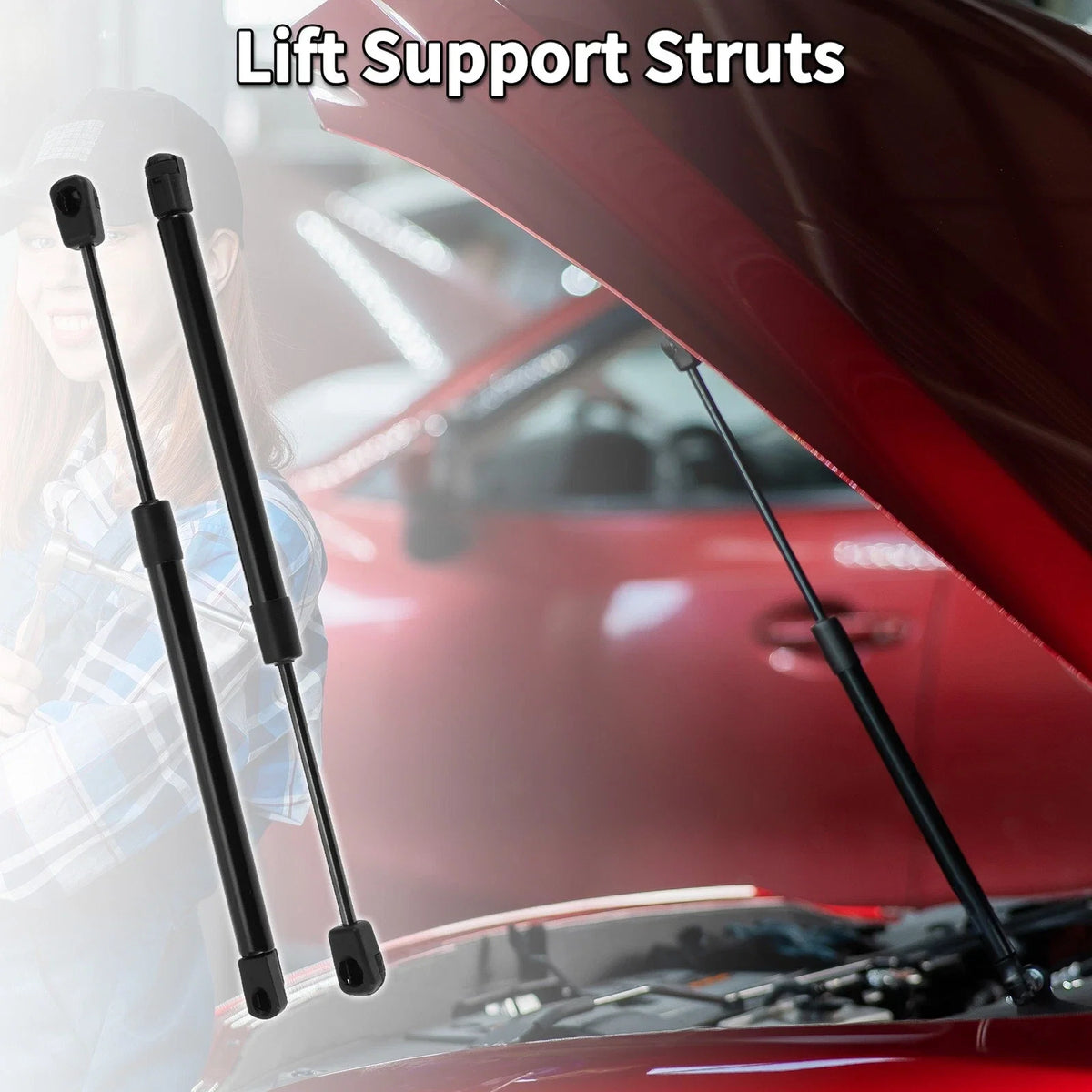 2X Front Hood Lift Supports Struts for Ford Explorer (2002–2010)