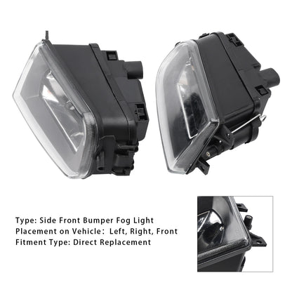 Pair Fog Light Housing for BMW E39 5-Series (1995–1998) 63178360575, 63178381977