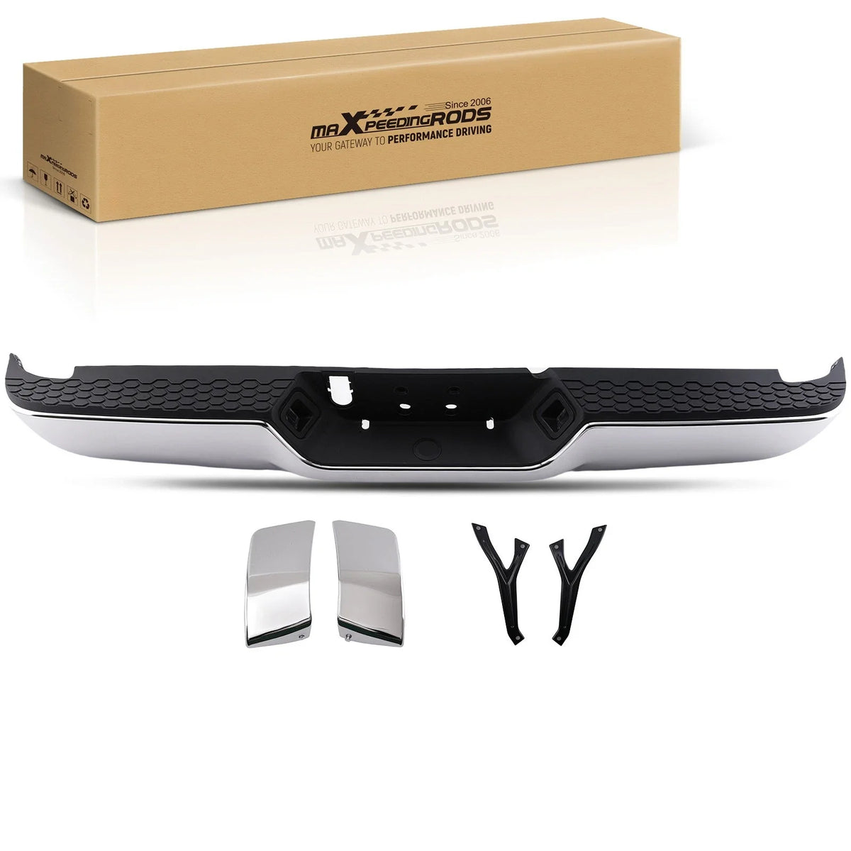 Rear Bumper Chrome for Dodge Ram 1500 (2009–2018) 68049781AB