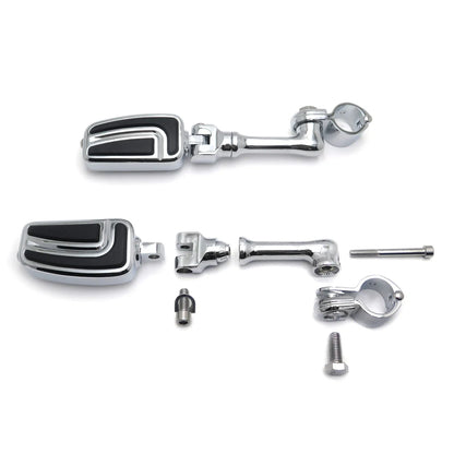 4.5" Foot Peg Kit for Honda Shadow, Harley Road King, Street Glide (Year Range)