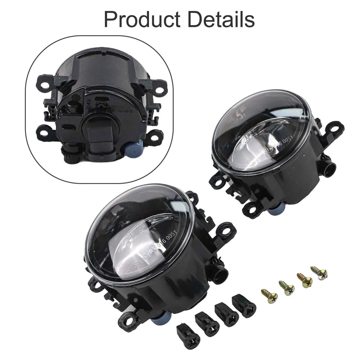 2X Front Bumper Fog Light Lamp for Suzuki SX4/Swift/Grand Vitara/Jimny/Alto