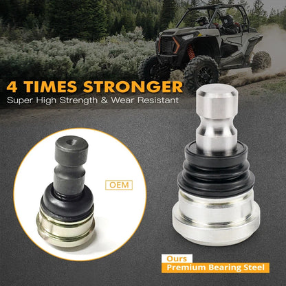 Set of 4 Upper Lower A-Arm Ball Joints for Polaris RZR XP 1000 (2014–2021)