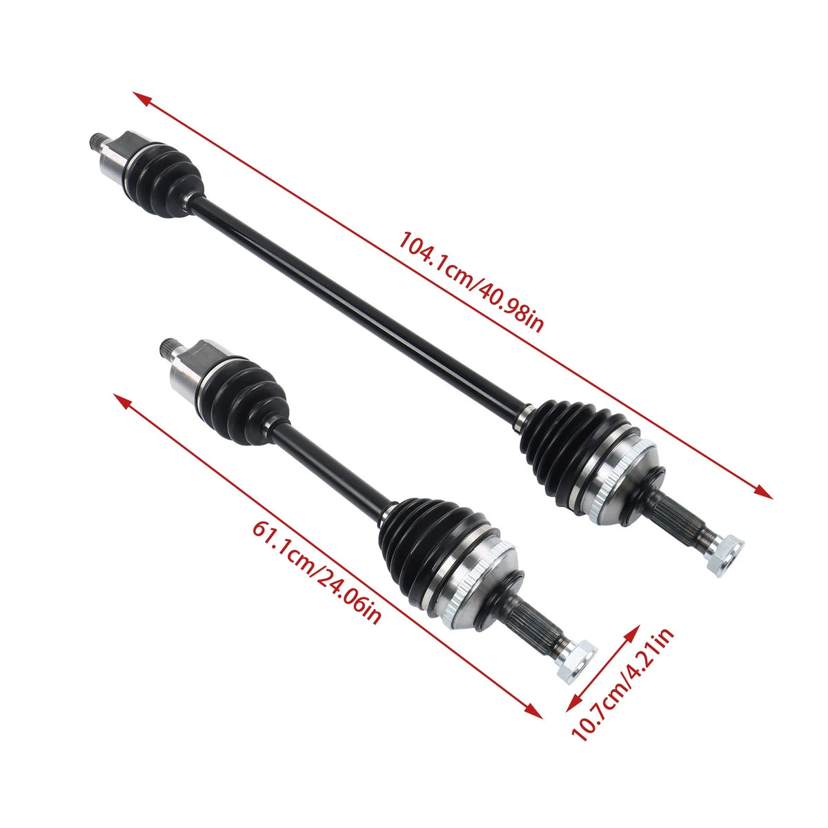 CV Shaft Set of 2 for Honda Accord (1994–1997) BCK69124K Front Left & Right