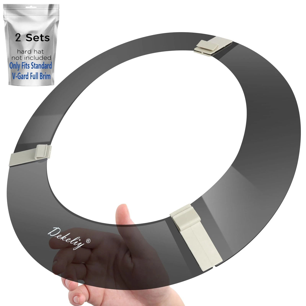 Set of 2 Hard Hat Sun Shades for V-Gard Full Brim (Standard)
