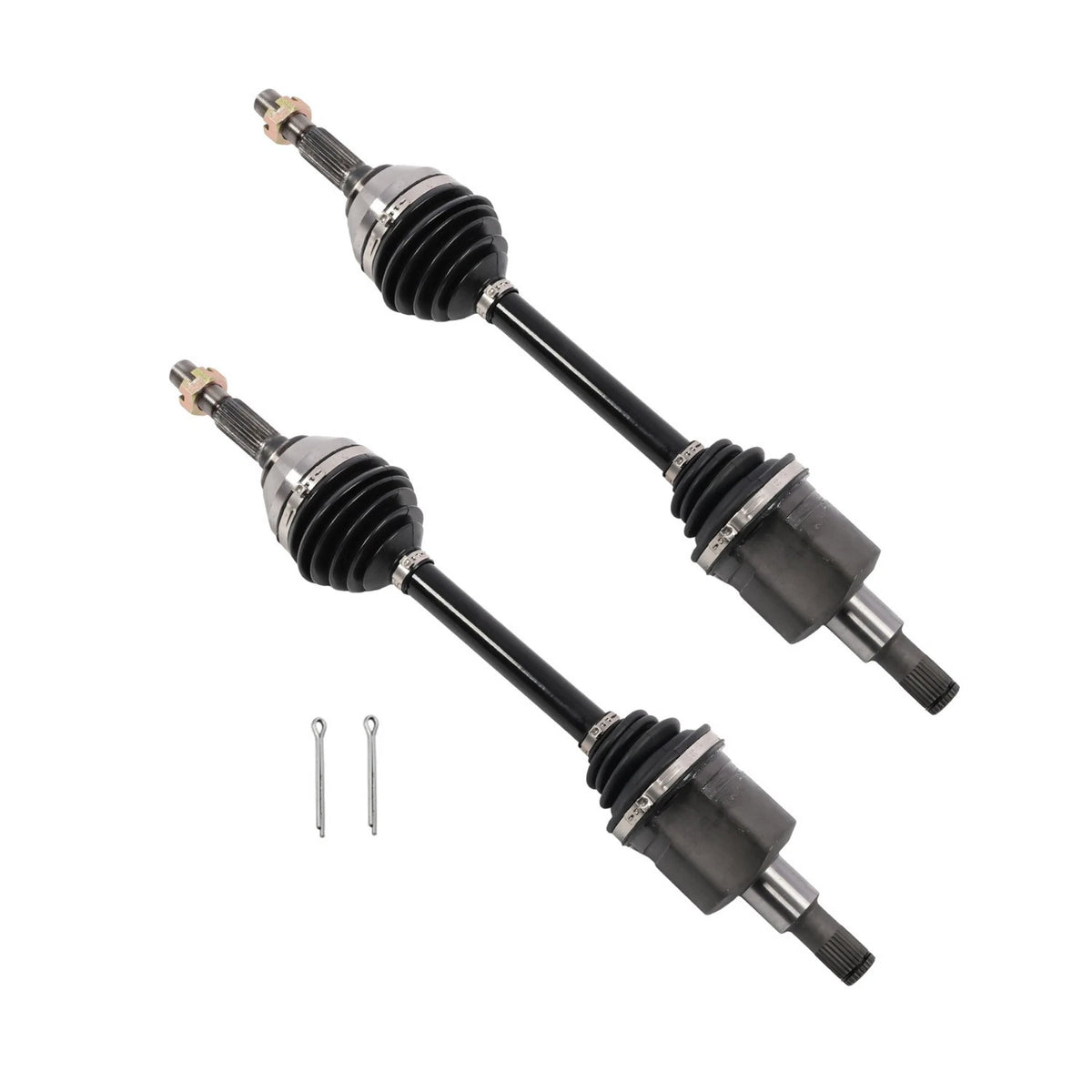 Front Pair CV Axle Joint Shaft Assembly for Chevy Trailblazer (2002–2009) B2CV024-CVTB