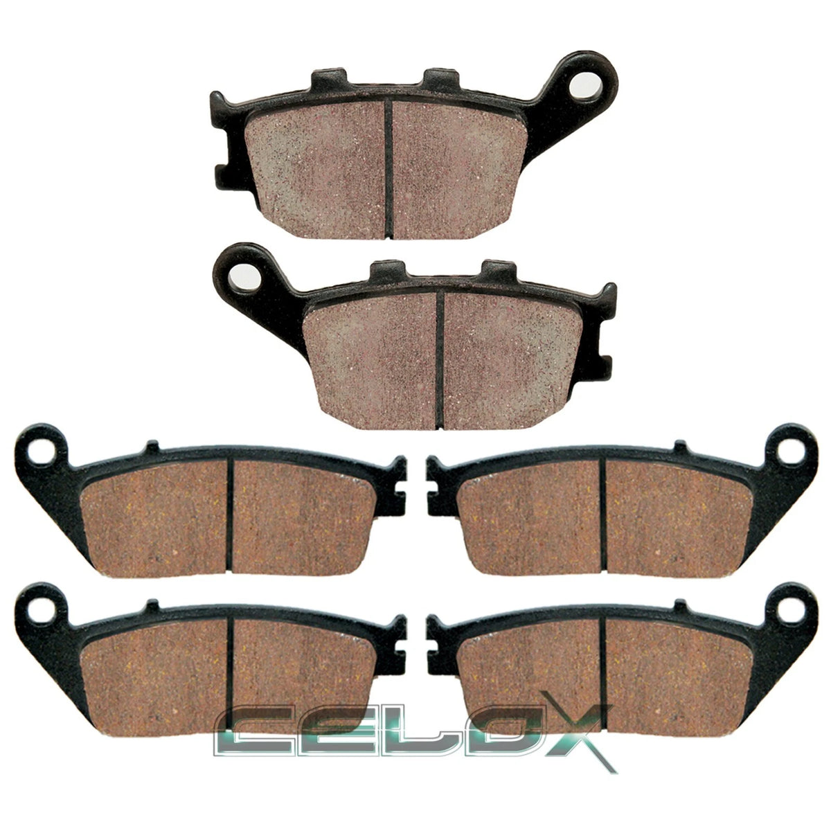 Front Rear Brake Pads for Honda VT1300CT (2010–2016) HU2877MP128LR