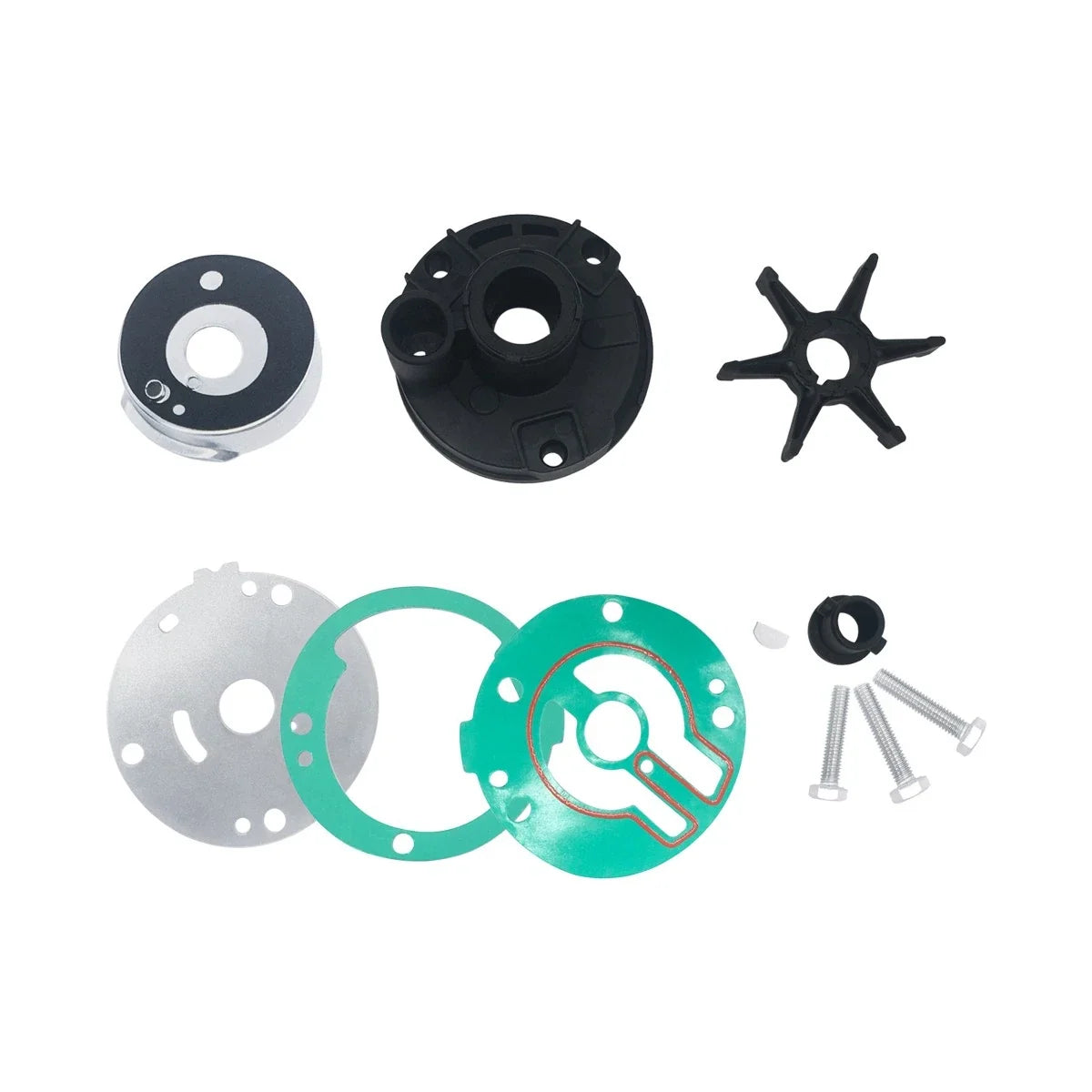 Water Pump Repair Kit 689-W0078 for Yamaha Outboard 2T 25HP 30HP (18-3426)