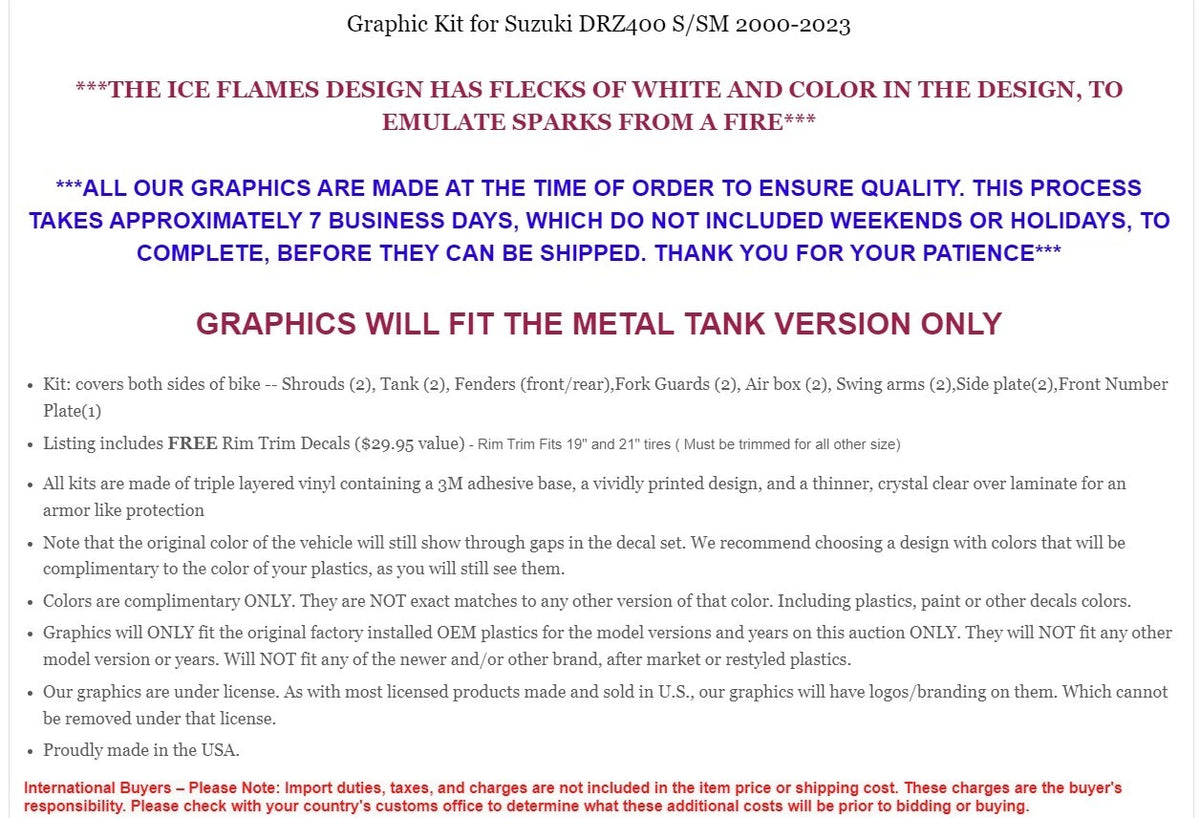 Graphics MX Decals + Plates for Suzuki DRZ400 S/SM (2000–2023)