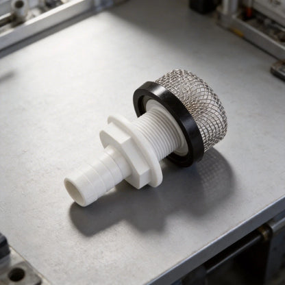 Thru Hull Connector for Marine Fish Tank (Streamlined Oxygenation)