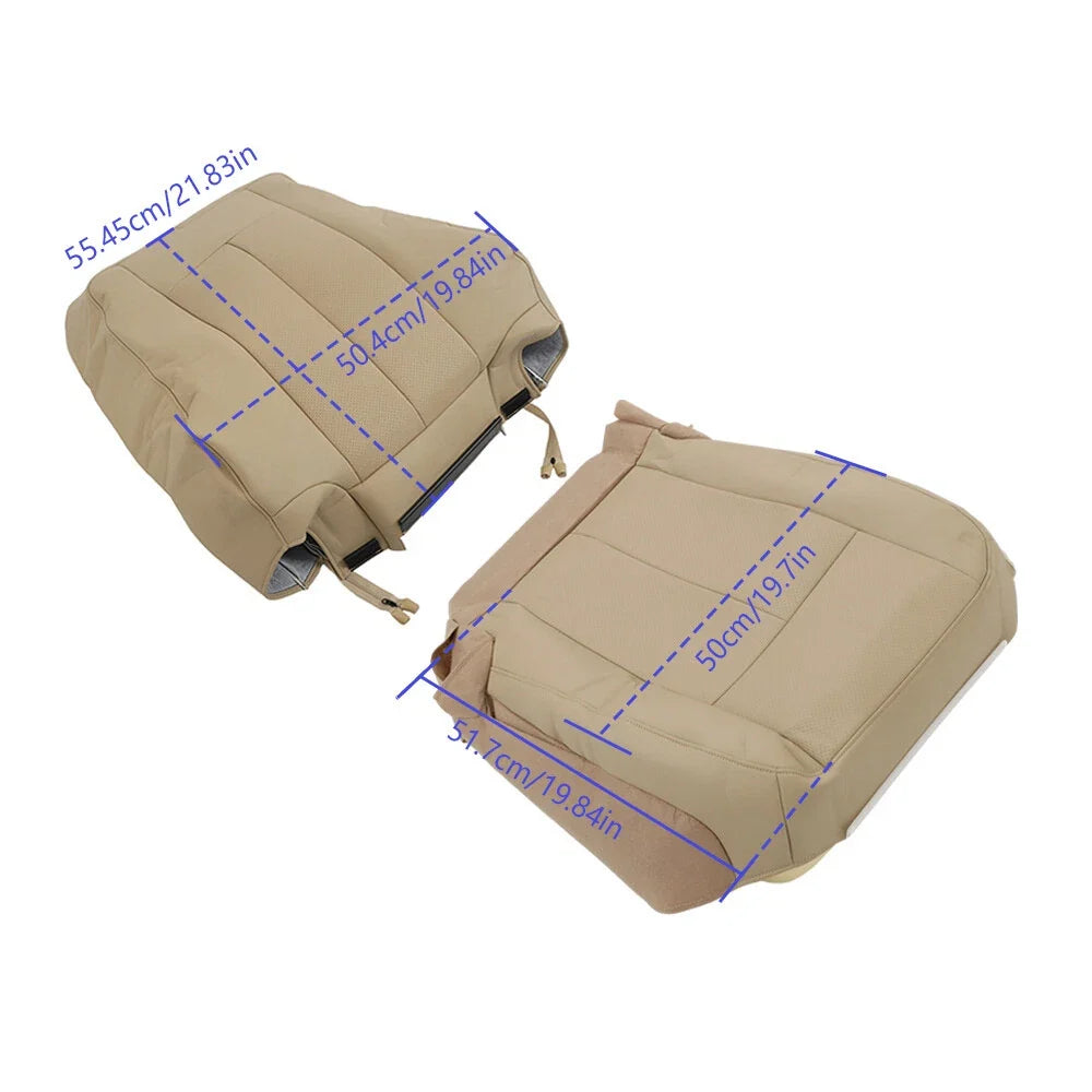 Leather Seat Cover Set for Ford Expedition (2007–2014) Camel Tan