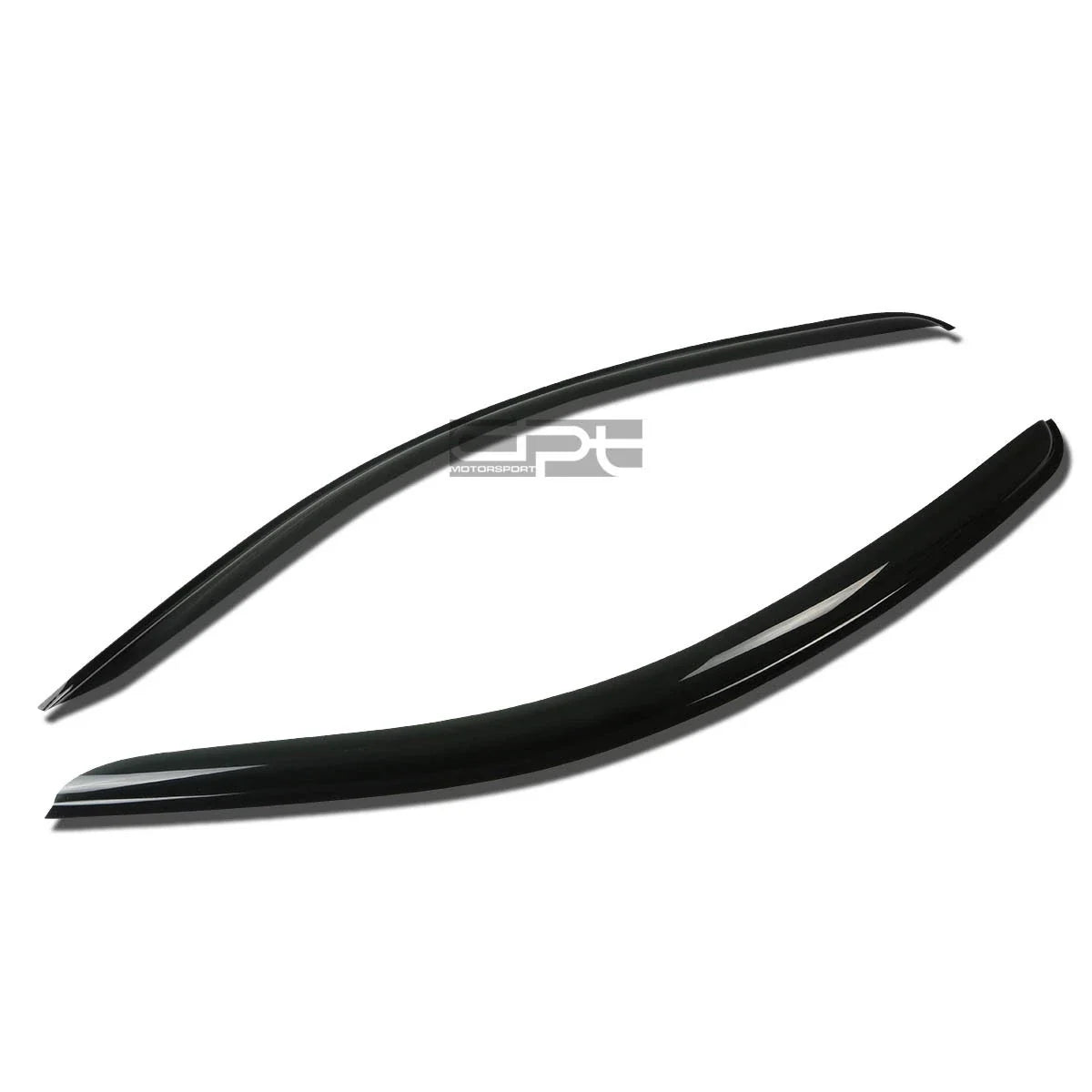 2X Window Visor Wind Deflector for Ford Mustang GT (2005–2009) Smoke Tint